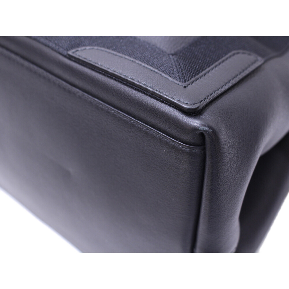 BALENCIAGA Cabas Shoulder Handbag Tote Bag Black Leather - Picture 5 of 7